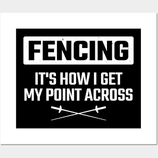 fencing Posters and Art